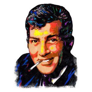Dean Martin Singer Actor Rat Pack Music Poster Print Wall Art 18x24